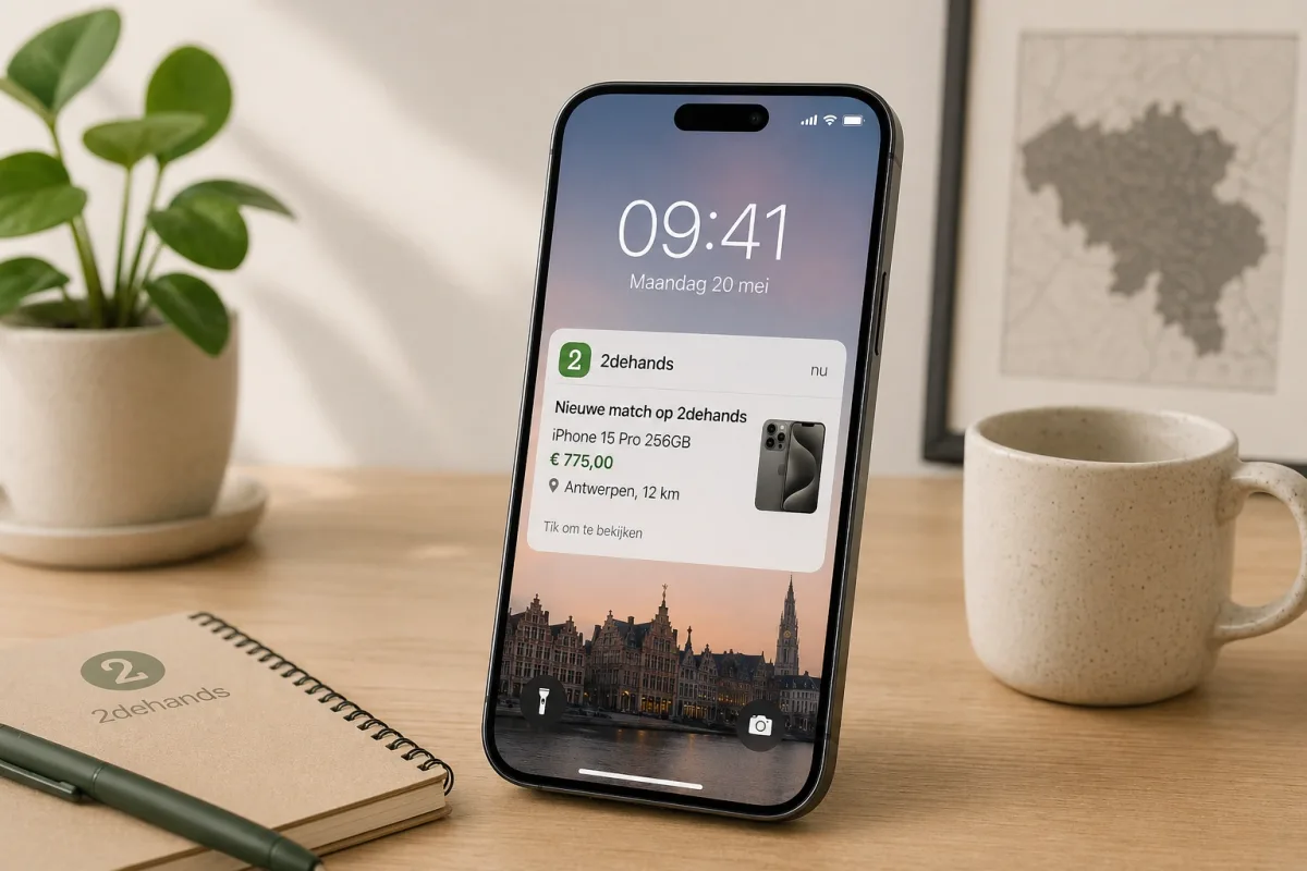 Automatische meldingen voor 2dehands: zo mis je nooit meer een aanbieding in België