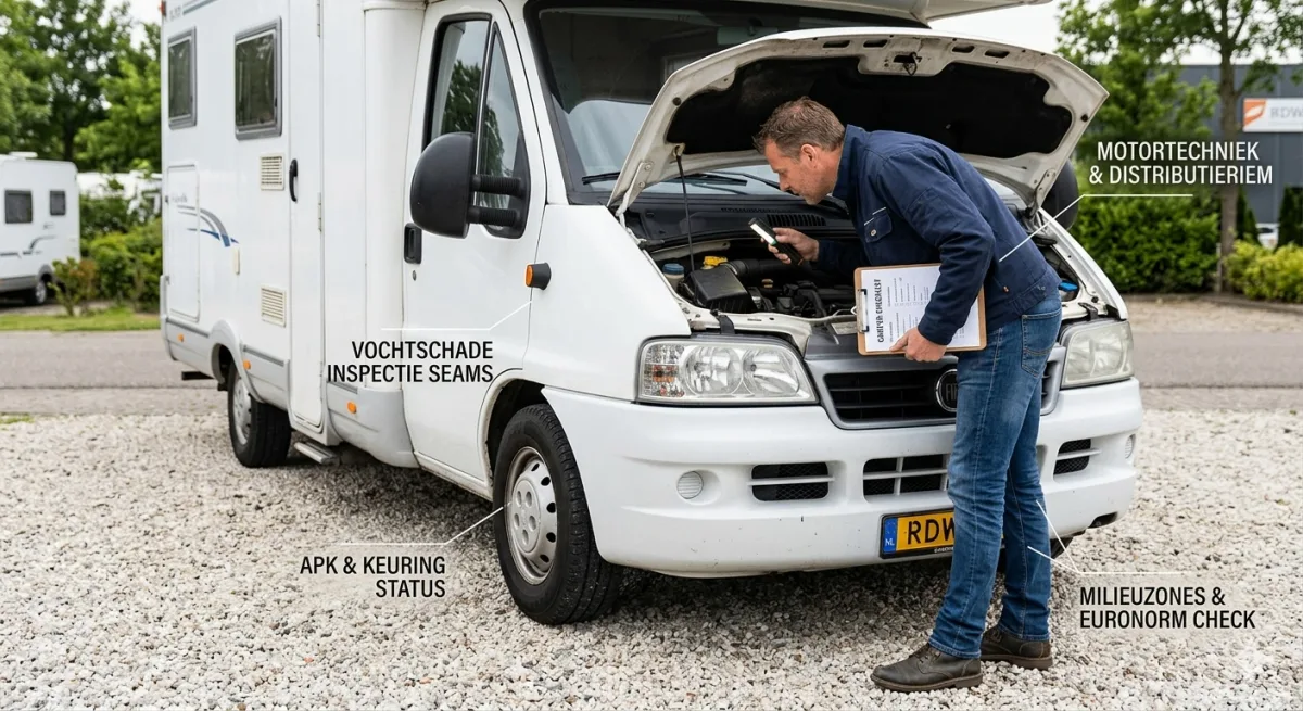 Tweedehands camper kopen: checklist en koopgids