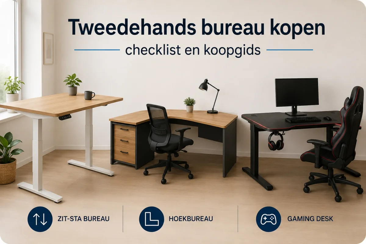 Tweedehands bureau kopen: checklist en koopgids