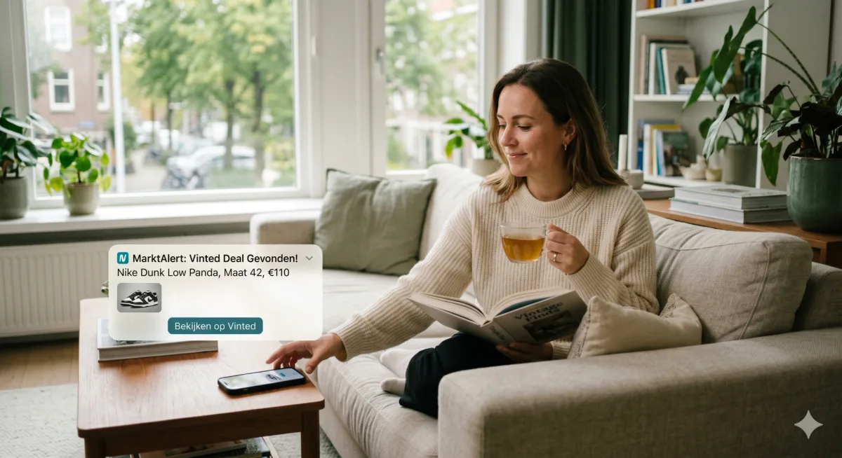Automatische meldingen voor Vinted: zo mis je nooit meer een goede deal